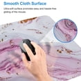 thumbnail image 3 of HemaKayy Large Mouse Pad with Non-Slip Rubber Base, Personalized Premium-Textured Custom Computer Mouse Mat Design, Washable Mousepad Mutispandex Cloth, 11.8"x31.3" - Unique Marble Texture, 3 of 6