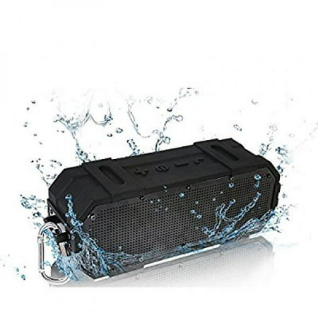 Woozik Wave - the Best Wireless Bluetooth Speaker feat. built-in speaker, IPX6 Water Resistant, powerful stereo sound for the outdoors, indoors and everywhere