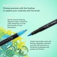 thumbnail image 5 of Lyra Aqua Brush Duo Dual Tip Marker Set, Assorted Colors, 24 Pieces, 5 of 8
