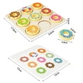 thumbnail image 6 of Wooden Donut Color Matching Puzzle Toy, Preschool Educational Shape Sorting Game, Montessori Learning Toy for Toddlers to Practice Color Recognition & Fine Motor Skills, 6 of 6