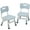 Light Gray, variant on TROPOW Kids Chair, 3 Level Height Adjustable Kid Chair, Plastic Toddler Chairs for Children Boys Girls Age 2-6, Suitable for Home Family Classroom Nursery Indoor Use (2 Pack, Drak Gray)