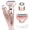 Pink, variant on 2 In 1 portable Electric Haircut Trimmer epilator woman facial intimate area for body hair removal Sex Shaver Bikini Pubic Rosor