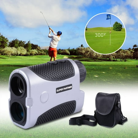 Golf Rangefinder 437yd 6x Magnification 4 Modes Laser Range Angle Finder Monocular Outdoor White/Silver (Best Bushnell Rangefinder For Golf)