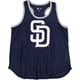 thumbnail image 1 of G-III Sports Camiseta sin mangas con espalda cruzada y logotipo de los Padres de San Diego para mujer, azul, XXL, 1 of 2