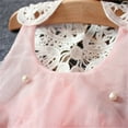 thumbnail image 4 of USA Princess Dress Kids Baby Girls Sleeveless Dress Solid Lace Flower Party Dress Sundress Clothes, 4 of 7
