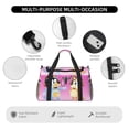 thumbnail image 4 of Zofaai Bluey Pattern Hand Travel Bag, Adjustable Shoulder Strap Waterproof Travel Carry-On Duffel Bag for Unisex, 4 of 7
