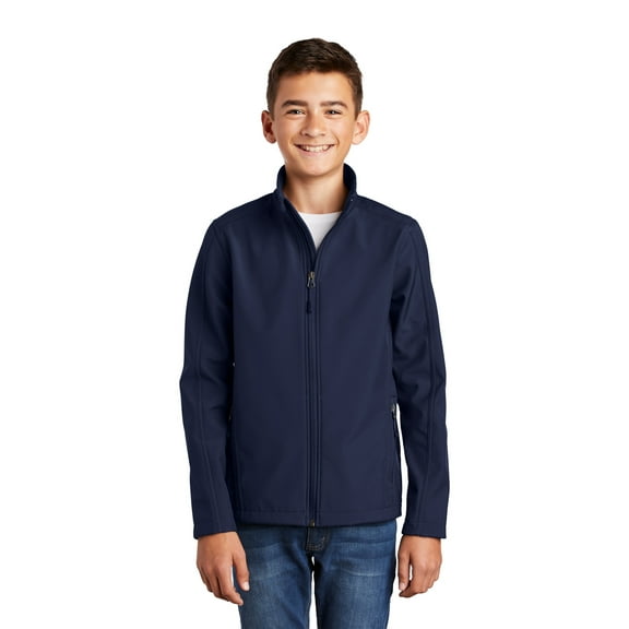 Port Authority Y317 Youth Core Soft Shell Jacket , Dress Blue Navy, M