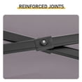 thumbnail image 3 of Dark Gray 5x8ft BBQ Gazebo, Folding Grill Tent with Air Vent, 3 of 16