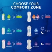TENA Sensitive Care Overnight Absorbency Incontinence Pads for Women, 90 ct