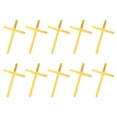 thumbnail image 7 of WEUVEB Weuveb Golden Acrylic Cross Cupcake Toppers for Elegant Party Decor 10Pcs, 7 of 7