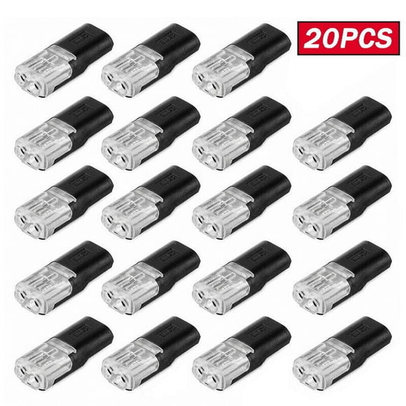 Reusable Low Voltage Wire Connector, Quick Wire Connector for Efficient Installations, No Wire-Stripping Required, Compact Wire Connectors with Innovative Clasp Connection Design