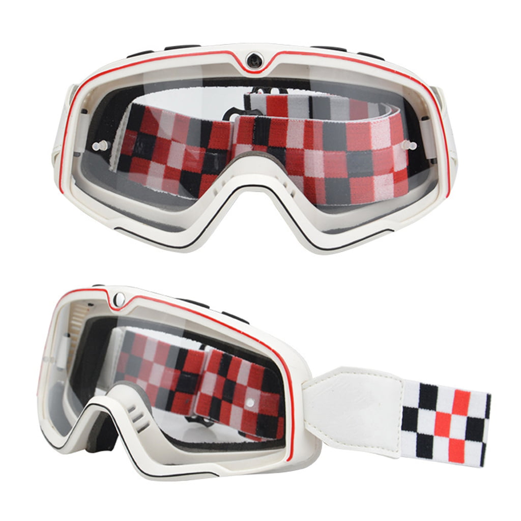 ROZYARD Vintage Motorcycle Goggles Motocross Racer Sports Helmet