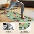 thumbnail image 4 of Cute Cartoon Dachshund Hot Yoga Mat Towel Non Slip for Hot Yoga - Quick-Drying Yoga Mat Cover with 4 Corner Pockets with Travel Bag - Hot Yoga Towel Non Slip 74"x26", 4 of 6