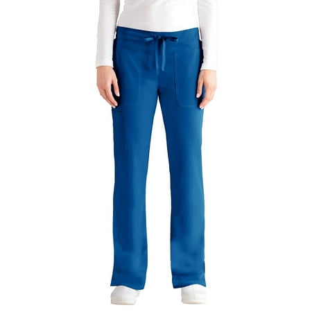 Grey's Anatomy Signature Womens 2207 Low Rise Pant Royal-M Petite