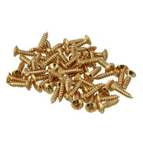 50x Guitar Screws Parts for Scratchplates Pickguard, Gold