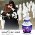 thumbnail image 5 of Butterfly Forest Keepsake Urn, Mini Urn for Human Ashes Adult Female, Purple Butterfly Cremation Urn, Keepsake Urns for Human Ashes, (Size, 3 Inch, 1 Pc), 5 of 5