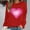 Red, variant on Fznquz Valentines Sweatshirts for Women Love Heart Graphic Plus Size Sweatshirt White Crew Neck Cute Pullover XXXXL
