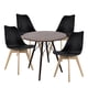 thumbnail image 1 of Set de 4 Sillas y Comedor Mundo In  Set de 4 sillas Frankfurt y Mesa Redonda de 80 Cm, 1 of 8
