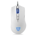 thumbnail image 1 of Motospeed V70 Ratón para juegos con cable USB Ratón RGB Diseño ergonómico 8 engranajes DPI ajustable MOTOSPEED Blanco, 1 of 7