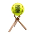 thumbnail image 2 of Estante de exhibición de Madera Colamx soporte para pelota de tenis bate de béisbol soporte para béisbol estilo C, 2 of 8