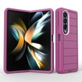 thumbnail image 1 of Asuwish Compatible with Samsung Galaxy Z Fold 4 5G 2022 Phone Case Hybrid Rugged Shockproof Hard Protective Drop Proof Full Body Heavy Duty Mobile Cell Cover for ZFold4 Z4 ZFold45G Women Men Purple, 1 of 7