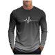 thumbnail image 2 of Amzcrzy - Sudadera Para Hombre, Estilo Casual, Con Estampado Deportivo, Manga Larga, Cuello Redondo, Color Gris, 3Xl, 2 of 5