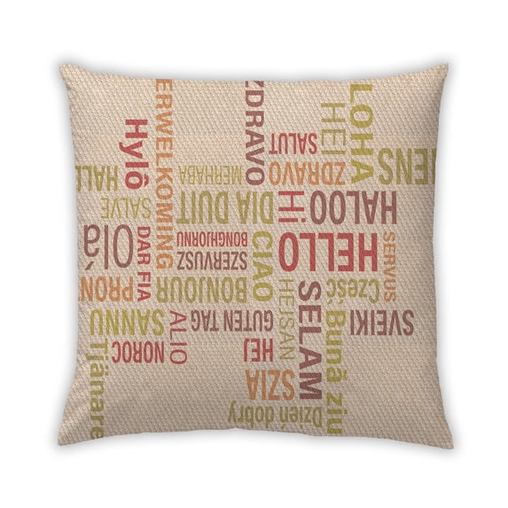 Ahgly Company Indoor Square Contemporary Throw Pillow, 18 inch by 18 inch