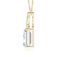 thumbnail image 2 of ANGARA IGI Certified Lab Grown 1.17 Ct Diamond Pendant with Entwined Bale for Women in 14K Yellow Gold (Size-7x5mm| Color-F-G| Clarity-VS) | Anniversary, Jewelry Gift for Women | Diamond Necklace, 2 of 7