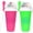 Pink+Green, variant on 2PCS Slushie Maker Cup,DIY Magic Quick Frozen Smoothies Cups for Homemade Milk Shake Ice Cream Maker, Cooling Cups, Double Layer Squeeze Slushy Maker Cup,Birthday Funny Gifts for Mom Dad, Boy, Girls