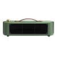 AuroraX for Indoor Use Space Heater Office Bedroom Home Electric Heaters,Energy Efficient 2 Heat Settings Overheat Protection Safety Quiet Heating(Green)