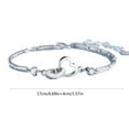 thumbnail image 3 of Teissuly Double Heart Bracelet Heart To Heart Bracelet Jewelry Jewelry Heart Bracelet, 3 of 9