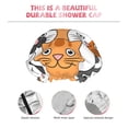 thumbnail image 5 of Balery Funny Cats Shower Caps, Double Layer Waterproof Shower Cap, Double Layers Reusable Shower Cap With Soft Comfortable For Long Thick Hair Soft Bath Shower Hair Caps, 5 of 9