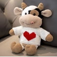 thumbnail image 1 of Calf Cow Plush Toy Cute Rag Doll Children‘s Toy Hand Gift Doll Gift for Girlfriend DMH, 1 of 7