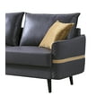 thumbnail image 5 of Clearance! 72 inch Sofa Couch Mid-Century Tufted Love Seat for Living Room, Bedroom, Office, Apartment, Dorm, Studio 2 Pillows Included, 5 of 9