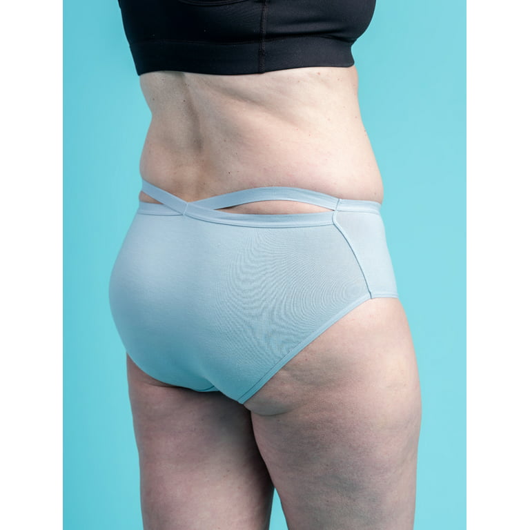 Shero StayFresh Cross Hipster Panties, Bacteria Resistant Panties for Women  with Sensitive Skin, Blue SM 