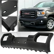Kojem Front Bumper Protection Mid-Section Skid Plate Lower Cover for 2014-2015 GMC Sierra 1500 Black