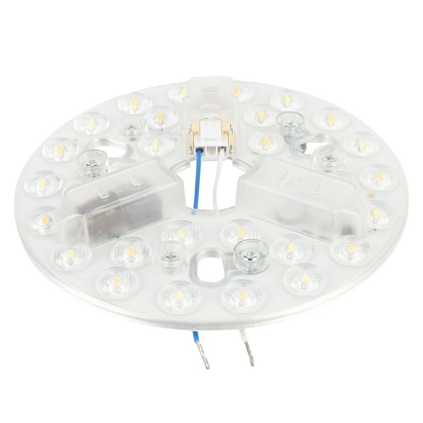 Panel De Reemplazo De Luz De Ventilador De Techo LED, Kit De Adaptación De Luz De Ventilador De Techo LED 3 Colores Regulables Redondos 5.3 Pulgadas 3CCT 3000K 4200K 6500K Para