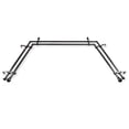 thumbnail image 4 of Sonja 13/16" Double Bay Window curtain rod Adjustable 20"-36", 38"-72" - Black,(ABay-17-2D), 4 of 4
