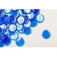 thumbnail image 1 of Blue Translucent Scratch Off Scratcher Chips Penny Size Qty:25, 1 of 4