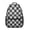 Gray and White, variant on Green and Black Checkered Pattern Backpack for School, Cute School Bag with Adjustable Shoulder Straps and Padded Back, 15.3"x11"x6.7"