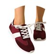 thumbnail image 3 of NOKIO White Sneakers for Women Comfortable Casual Sport Shoes Lightweight Outdoor Walking Footwear with Soft Insole, 𝖫a𝖼e Up Tennis Athlet𝗂c Shoes for Back to College, 3 of 9