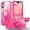 Rose, variant on ShieldFlex for iPhone 17 Case with Invisible Magnetic Ring Stand Military-Grade Translucent Case for iPhone 17 6.3 Inch, Compatible with Mag-Safe, Great Grip Feeling,Blue