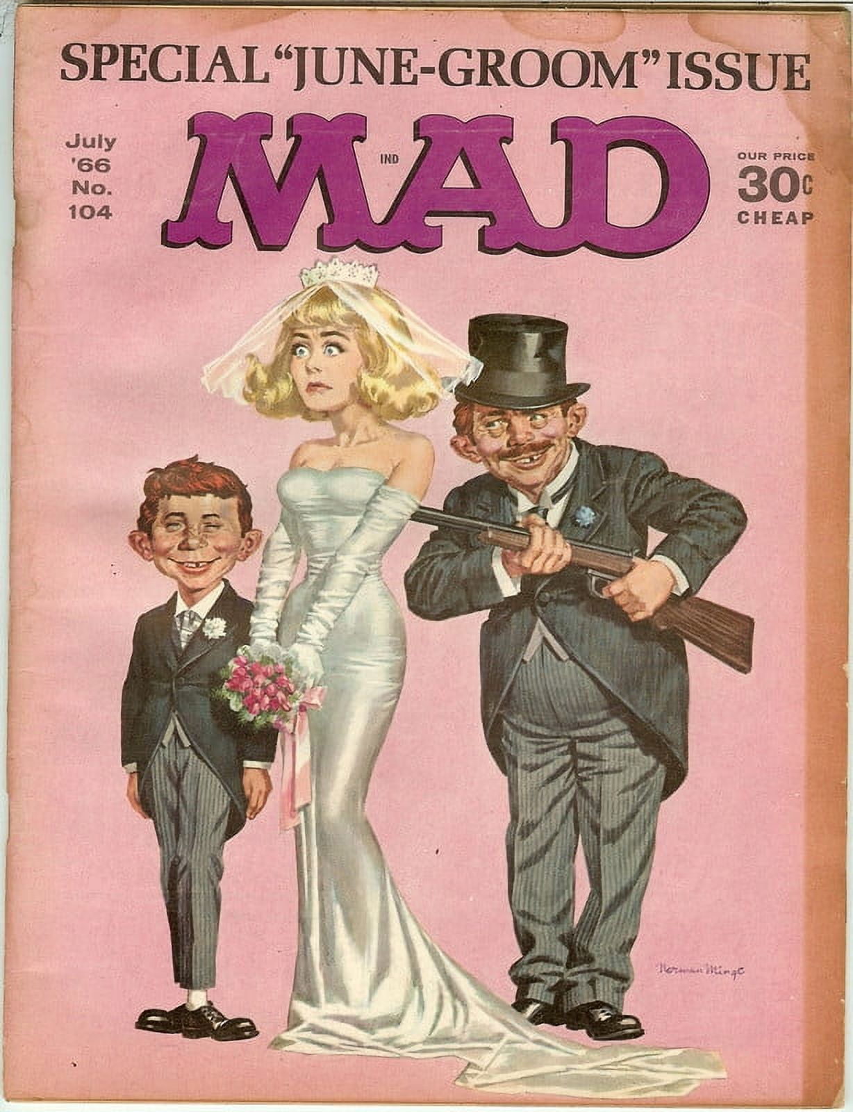 MAD Magazine #104 July 1966 (POOR Condition)