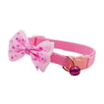 thumbnail image 2 of Walbest Dog Collar with Bow Tie - Adjustable Polyester Design Handmade - Cute Fashion for Large Medium Small Dogs, 2 of 8