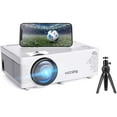 thumbnail image 1 of VicTsing Mini Projector【With Tripod&Bluetooth】, Wifi Mini Bluetooth Projector , 1080P Supported 170'' Display,, 1 of 4