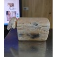 thumbnail image 2 of BingTong Sheep Figurine Tabletop Decor – Distressed Wood Look with Metal Legs, Farmhouse Shelf Accent (Multicolor), 2 of 8