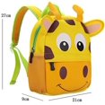 thumbnail image 4 of Mochila para niños, mochila escolar para niños pequeños, diseño de animales, mochila para niños de 2 a 8 años (jirafa), 4 of 5