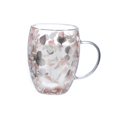 thumbnail image 3 of Taza de vidrio de doble pared BLESIY 300 ml tazas de té resistentes al calor Estilo B Taza de café, 3 of 8