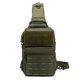 thumbnail image 1 of Mochila multifuncional para acampar Bolso bandolera con hebilla desmontable (Verde militar), 1 of 7