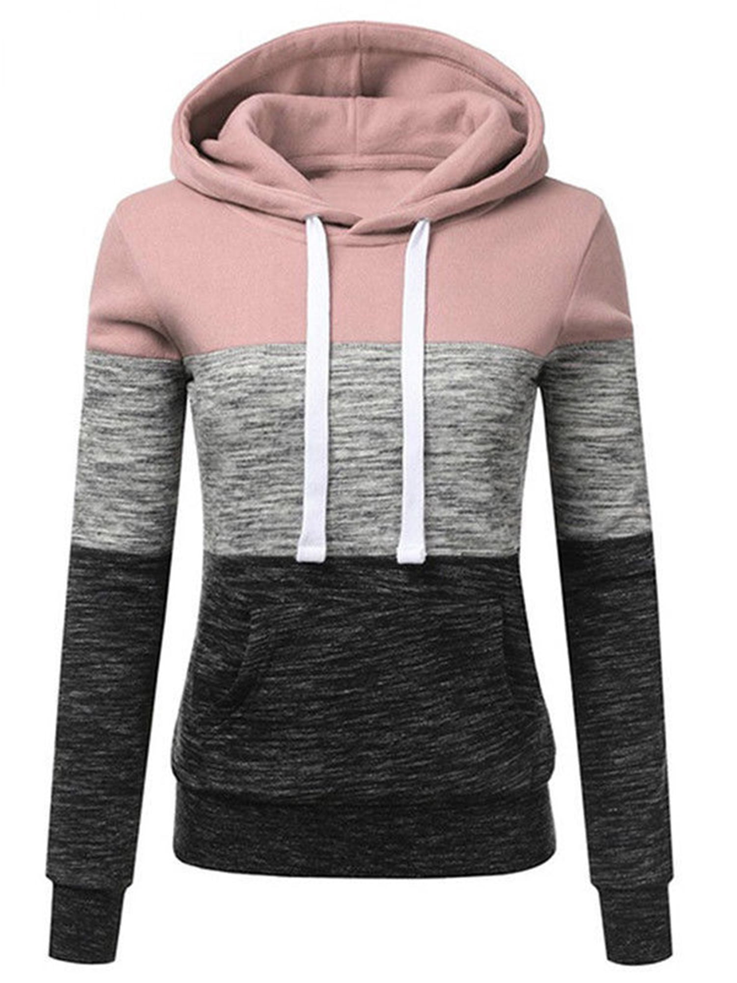 Womens Hoodie Sweatshirt Pullover Spices Kitchen Pattern Casual Hooded Tops 